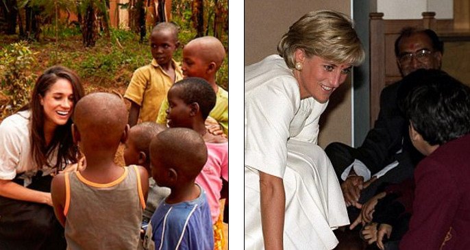 7 φωτογραφίες που αποδεικνύουν ότι η Μέγκαν Μαρκλ αντιγράφει την Νταϊάνα, σε όλα [εικόνες] | iefimerida.gr 1