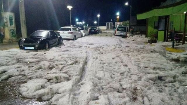 Σαρωτικός «Δαίδαλος»: Στα λευκά από το χαλάζι Φθιώτιδα, Κατάκολο και Μαραθώνας [εικόνες] | iefimerida.gr 0