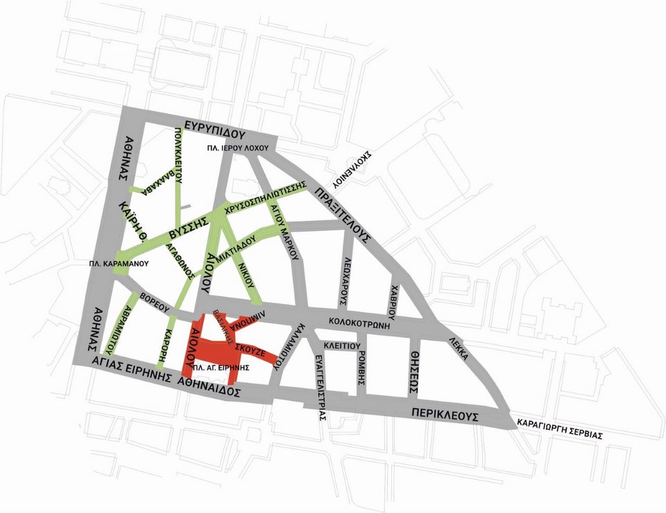 Παρεμβάσεις στην πλατεία Αγίας Ειρήνης: Καθαρισμός, ζωγραφική, γλάστρες με φυτά [εικόνες] | iefimerida.gr 1