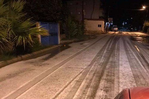 Σαρωτικός «Δαίδαλος»: Στα λευκά από το χαλάζι Φθιώτιδα, Κατάκολο και Μαραθώνας [εικόνες] | iefimerida.gr 4