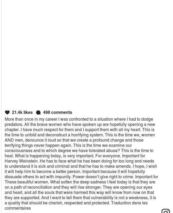 Ο έξυπνος τρόπος της Μαριόν Κοτιγιάρ για να «σφάξει» τον Χάρβεϊ Γουάινστιν [εικόνες] | iefimerida.gr 3