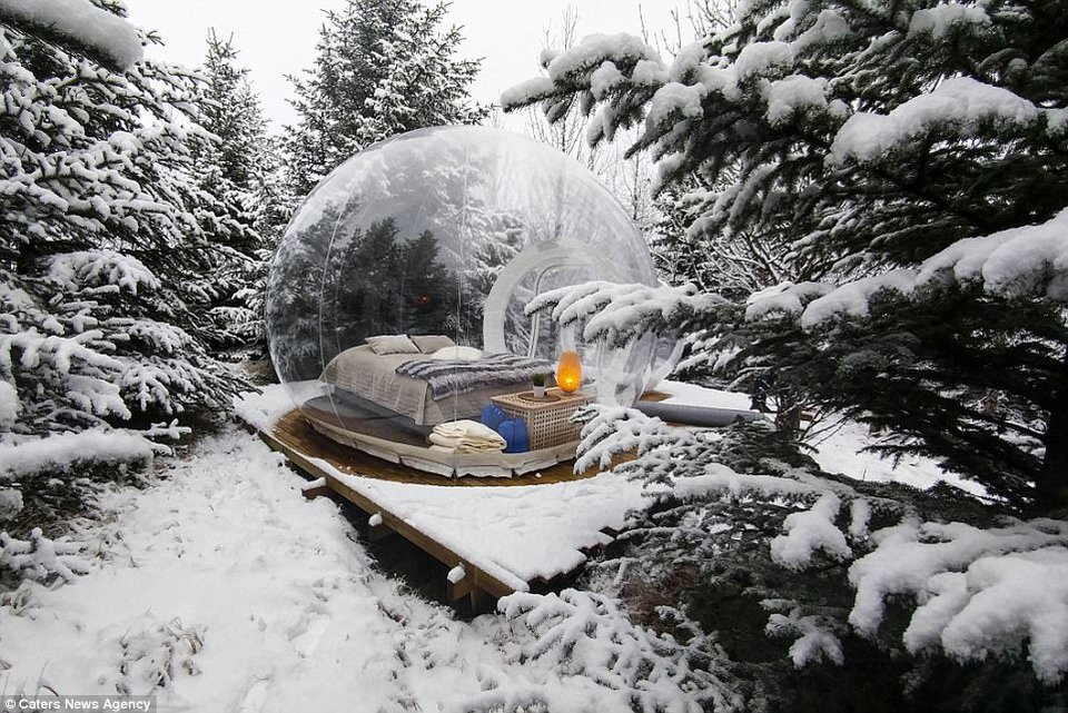 Μαγεία: Γυάλινα ιγκλού σαν διάφανες μπάλες στην Ισλανδία -Ξενοδοχείο-εμπειρία [εικόνες] | iefimerida.gr 1