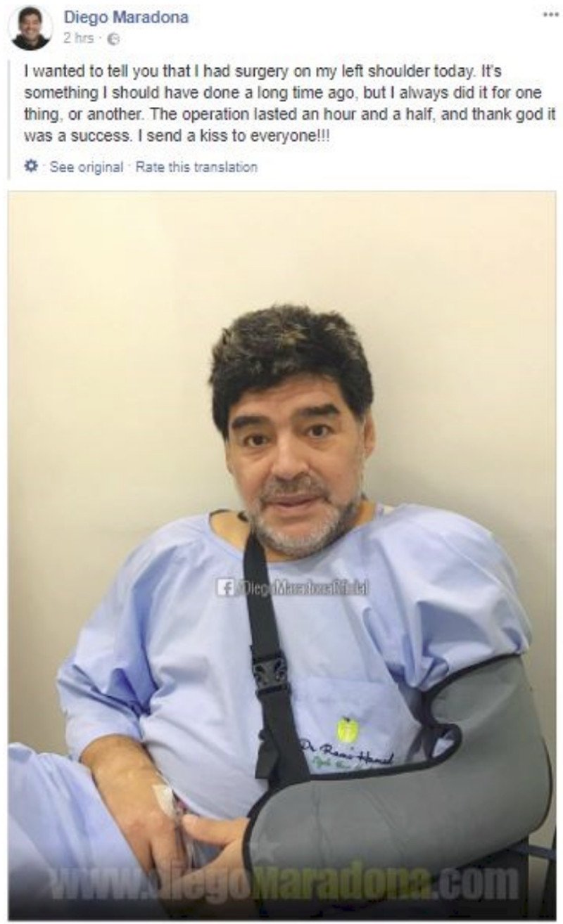 Στο χειρουργείο ο Ντιέγκο Μαραντόνα [εικόνα] | iefimerida.gr 0