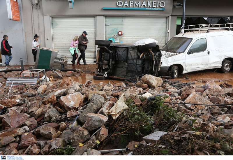 «Καταστραφήκαμε» λένε οι κάτοικοι Μάνδρας-Νέας Περάμου -Εικόνες απόγνωσης | iefimerida.gr 1