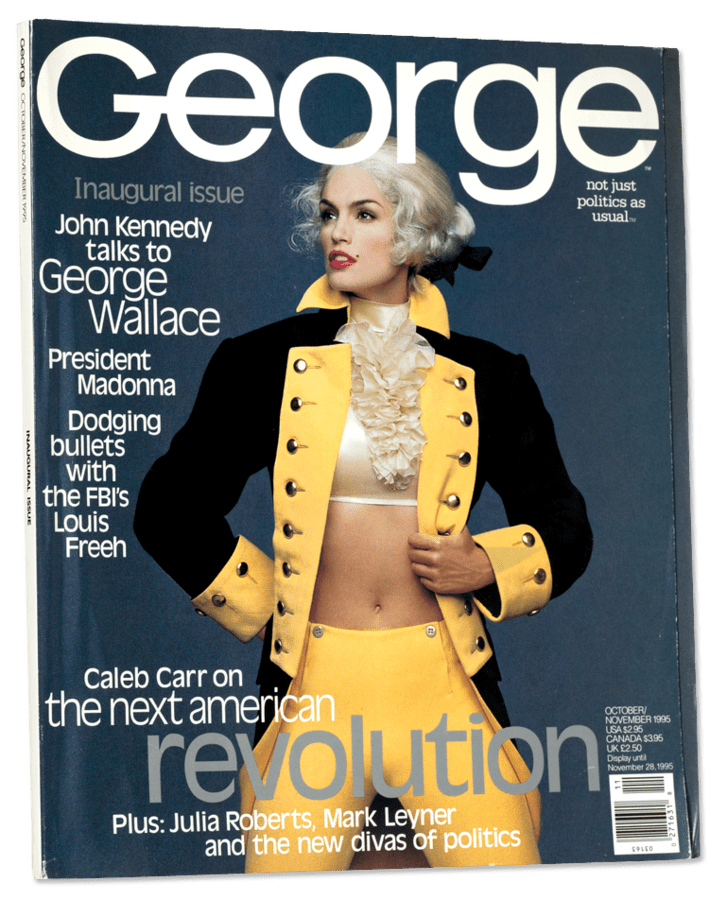 George, το περιοδικό-σοκ που έβγαλε ο γιoς του Κένεντι, το 1995 [εικόνες] | iefimerida.gr 8