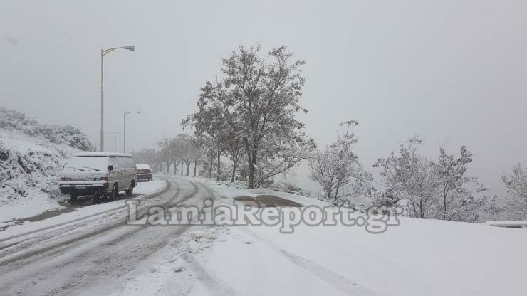 Στα λευκά «ξύπνησε» η Λάρισα -Χιονίζει μέσα στην πόλη [εικόνες & βίντεο] | iefimerida.gr 4