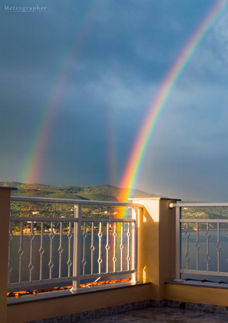 «Μαγικό» τριπλό ουράνιο τόξο στη Σάμο -Ενα σπάνιο φαινόμενο [εικόνες] | iefimerida.gr 1