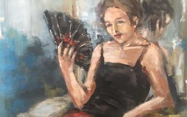 H έκθεση ζωγραφικής του Δημήτρη Παπαγρηγοράκη έχει εμμονή με τα πρόσωπα  [εικόνες] | iefimerida.gr 2