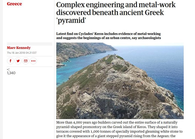 O Guardian αποθεώνει την ανακάλυψη στην Κέρο -Πριν 4.000 χρόνια κατασκεύασαν αρχαία ελληνική πυραμίδα [εικόνες] | iefimerida.gr 1