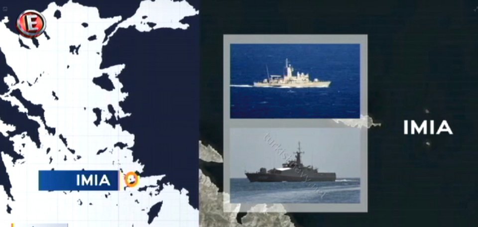 Περιστατικό έντασης στα Ιμια -Τουρκικό σκάφος «έξυσε» την κανονιοφόρο «Νικηφόρος» [εικόνες] | iefimerida.gr 2