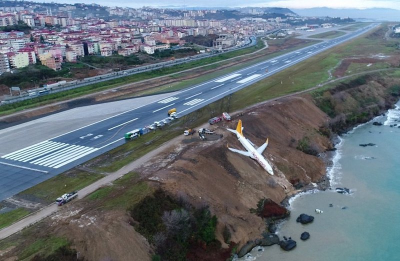 Τουρκία: Τρομακτικές εικόνες από το αεροπλάνο που γλίστρησε σε γκρεμό | iefimerida.gr 3