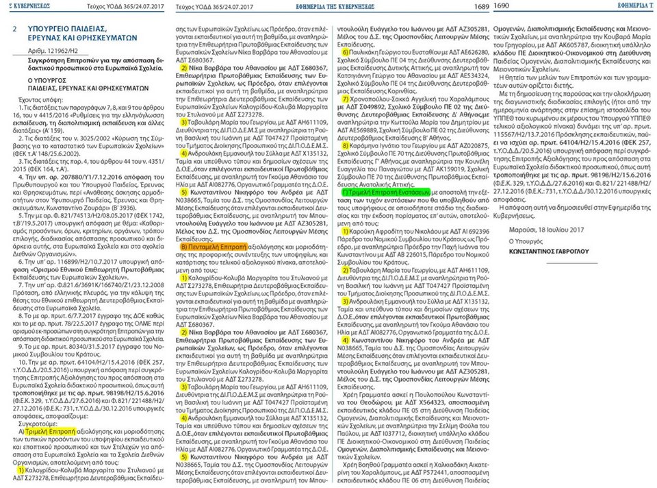 Ο Γαβρόγλου δικαιώνει τον Βαμβακούλα: Εφτιαξε τριμελή επιτροπή από... 5 άτομα [έγγραφο] | iefimerida.gr 0