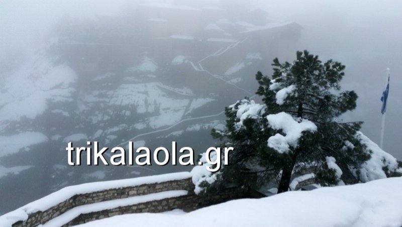 Απόκοσμο, αλλά μαγευτικό το χιονισμένο τοπίο στα Μετέωρα -Θυμίζει σκηνικό Game of Thrones [εικόνες & βίντεο] | iefimerida.gr 10