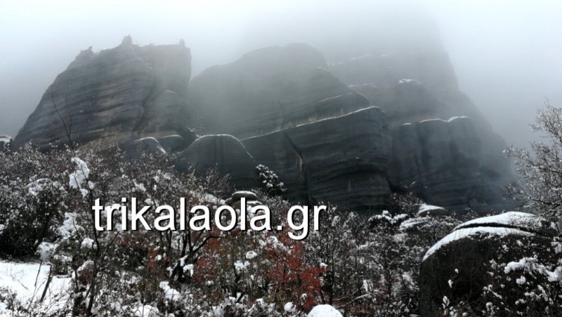 Απόκοσμο, αλλά μαγευτικό το χιονισμένο τοπίο στα Μετέωρα -Θυμίζει σκηνικό Game of Thrones [εικόνες & βίντεο] | iefimerida.gr 3