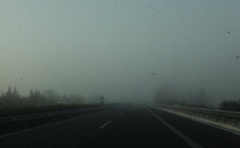 Ομίχλη σκέπασε την εθνική οδό Κορίνθου-Τριπόλεως [εικόνες] | iefimerida.gr 5