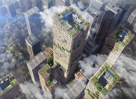 Ενας γίγαντας από ξύλο: Γιαπωνέζοι σχεδιάζουν το ψηλότερο ξύλινο κτίριο, 350 μέτρων [εικόνες] | iefimerida.gr 0