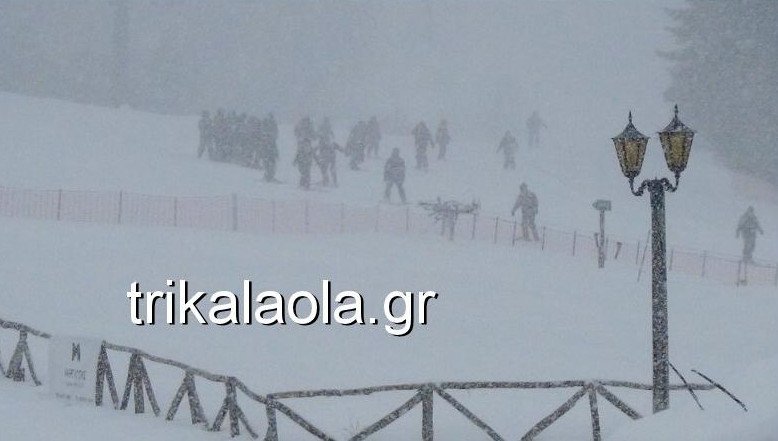 Σφοδρή χιονοθύελλα στα ορεινά των Τρικάλων [εικόνες & βίντεο] | iefimerida.gr 6