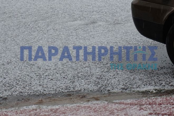 Ανοιξαν οι ουρανοί στη Ροδόπη: Η «Ιοκάστη» έφερε χαλάζι σε μέγεθος στραγαλιού [εικόνες & βίντεο] | iefimerida.gr 2