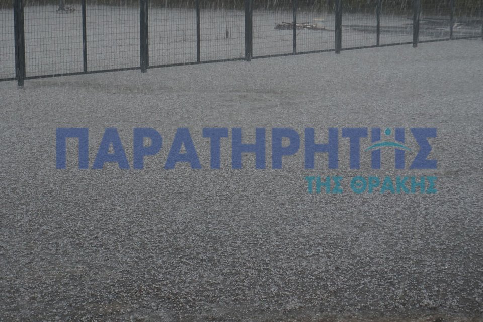 Ανοιξαν οι ουρανοί στη Ροδόπη: Η «Ιοκάστη» έφερε χαλάζι σε μέγεθος στραγαλιού [εικόνες & βίντεο] | iefimerida.gr 1