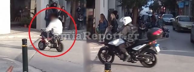 Λαμία: Περιπετειώδης καταδίωξη νεαρού με μηχανάκι στο κέντρο της πόλης [βίντεο] | iefimerida.gr 0