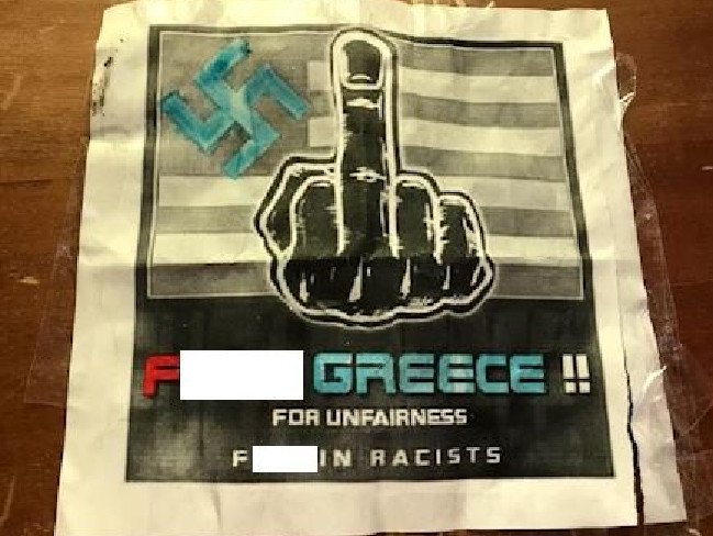 Σκοπιανοί γέμισαν με υβριστικά μηνύματα τη Μελβούρνη: F@ck Greece, γα@@@@νοι ρατσιστές [εικόνες] | iefimerida.gr 1