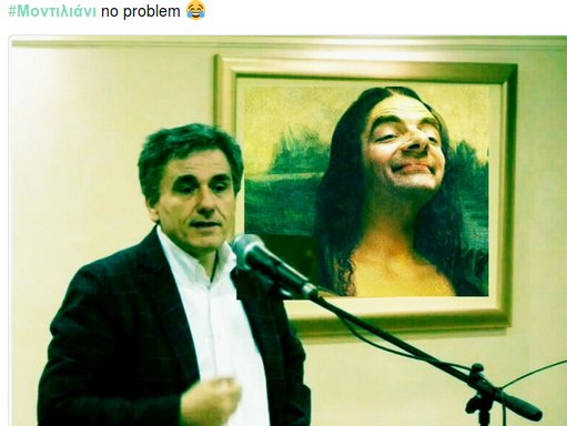 Το Twitter οργιάζει με τον «γυμνό» πίνακα πίσω από τον Τσακαλώτο -«Τυφλό κορίτσι σ' οδηγάει, παιδί του Μοντιλιάνι» [εικόνες] | iefimerida.gr 5