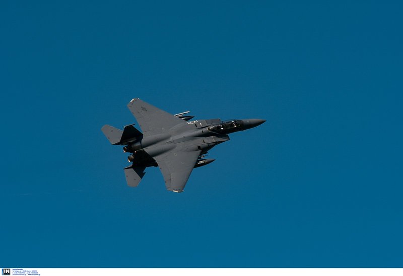 Ασκηση «Ηνίοχος»: Ολα τα βλέμματα στα μαχητικά στην Ανδραβίδα - F-16, F-15, MIRAGE και Eurofighter εντυπωσιάζουν [εικόνες] | iefimerida.gr 9