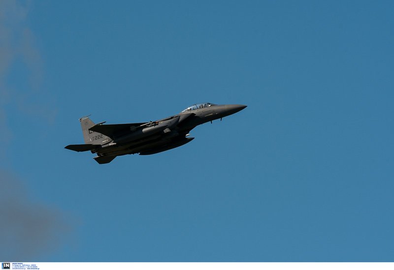 Ασκηση «Ηνίοχος»: Ολα τα βλέμματα στα μαχητικά στην Ανδραβίδα - F-16, F-15, MIRAGE και Eurofighter εντυπωσιάζουν [εικόνες] | iefimerida.gr 10