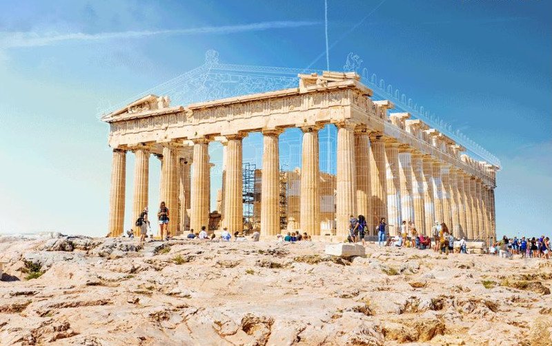 Πώς θα ήταν η Ακρόπολη και ακόμη 6 μνημεία αν δεν είχαν υποστεί καμία καταστροφή [εικόνες] | iefimerida.gr 0
