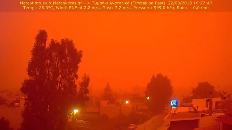 Φωτογραφίες-σοκ από το πρωτοφανές φαινόμενο στην Κρήτη -Την κατάπιε η σκόνη [εικόνες] | iefimerida.gr 3