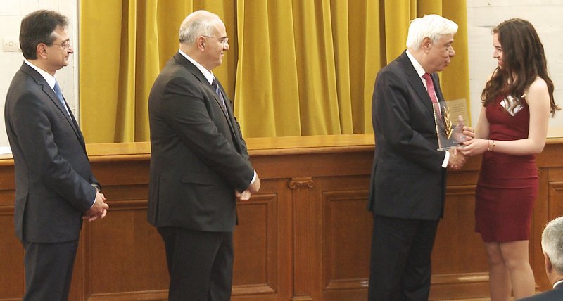 Η βράβευση της Πρώτης των Πρώτων κας. Αλεξίας Κατσικογιάννη