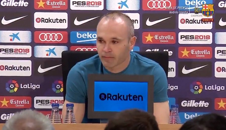 Τα δάκρυα του Ινιέστα στο «αντίο» του στην Μπαρτσελόνα [εικόνα] | iefimerida.gr 0