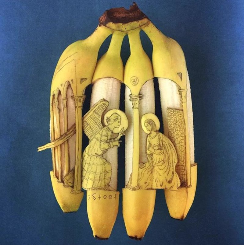 Μετατρέπει την μπανάνα σε Τέχνη -Το αποτέλεσμα είναι εκπληκτικό [εικόνες] | iefimerida.gr 6