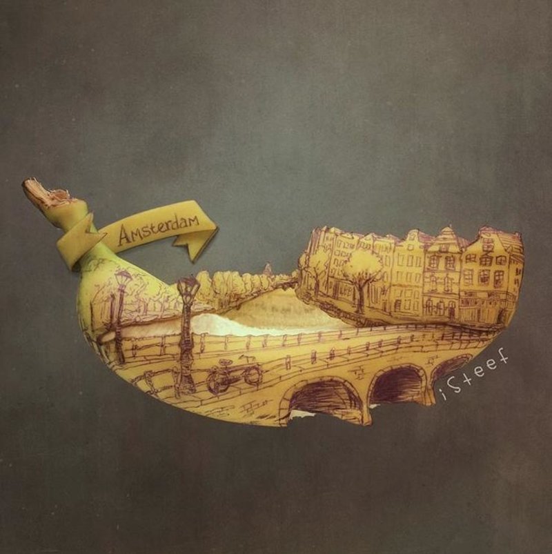 Μετατρέπει την μπανάνα σε Τέχνη -Το αποτέλεσμα είναι εκπληκτικό [εικόνες] | iefimerida.gr 7