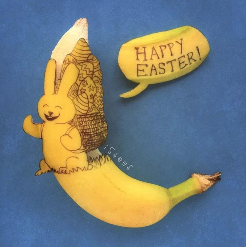 Μετατρέπει την μπανάνα σε Τέχνη -Το αποτέλεσμα είναι εκπληκτικό [εικόνες] | iefimerida.gr 0