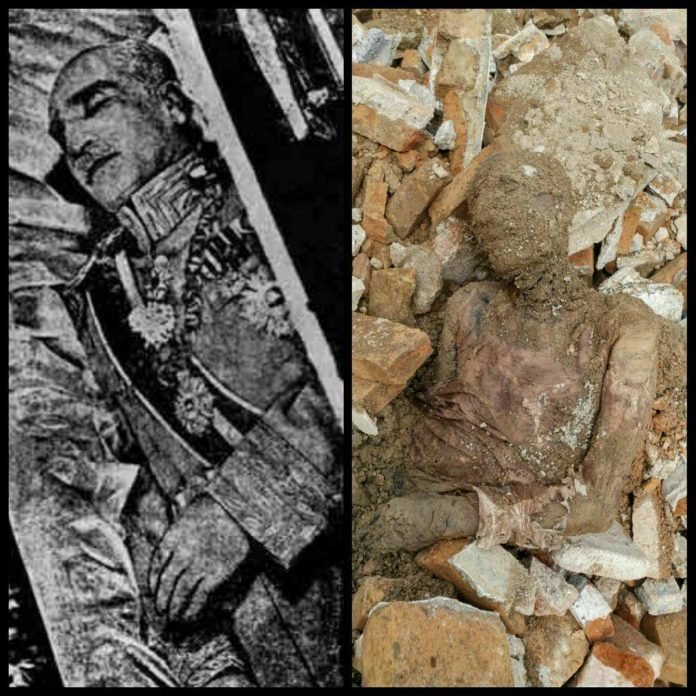 Φωτογραφίες της σορού του Ρεζά Σαχ Παχλεβί και της μούμιας που βρέθηκε στη νότια Τεχεράνη