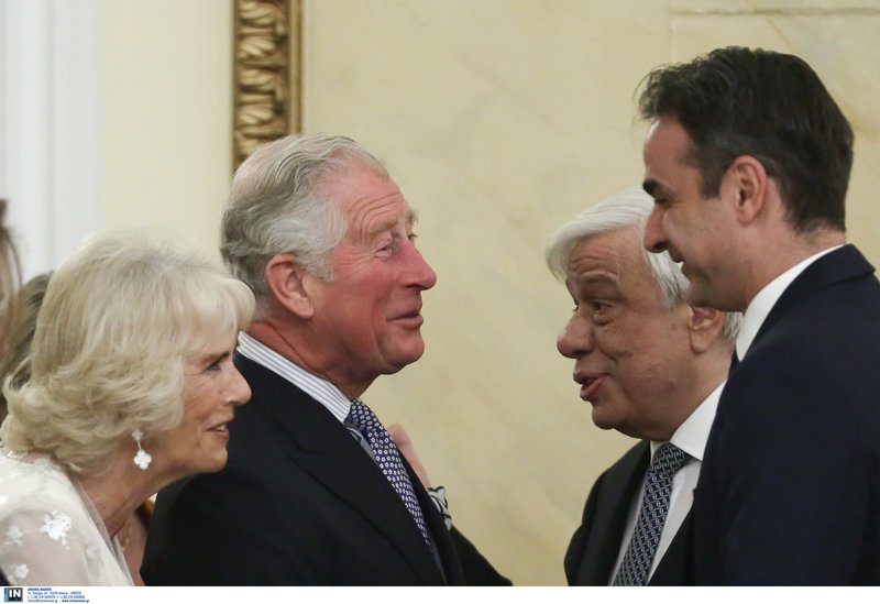 Καμίλα, Κάρολος, Προκόπης Παυλόπουλος, Κυριάκος Μητσοτάκης