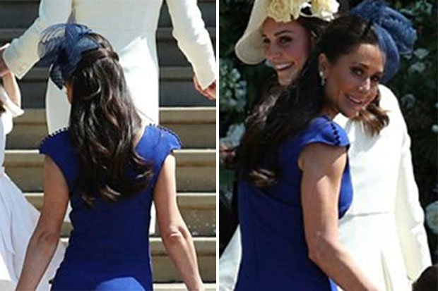 «Τα οπίσθια της Τζέσικα» -Φίλη της Μέγκαν με φόρεμα και σε πόζες αλά Πίπα Μίντλετον, στο γάμο [εικόνες] | iefimerida.gr 5