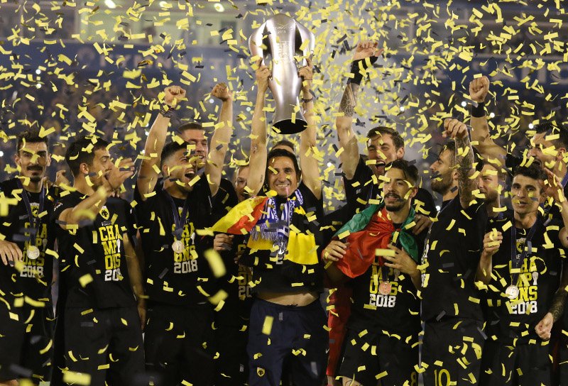 Η στέψη της πρωταθλήτριας ΑΕΚ μέσα στη Ριζούπολη [εικόνες] | iefimerida.gr 1