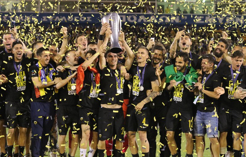 Η στέψη της πρωταθλήτριας ΑΕΚ μέσα στη Ριζούπολη [εικόνες] | iefimerida.gr 4