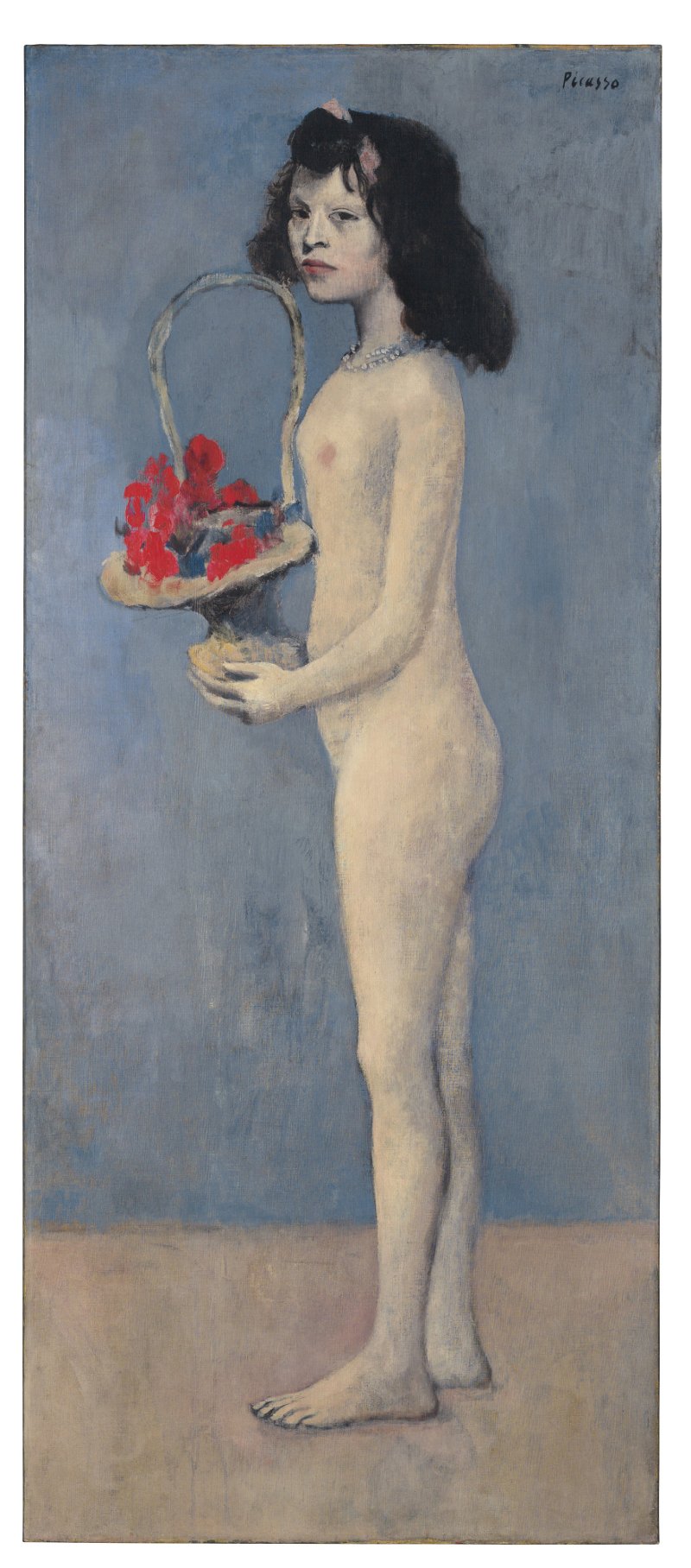 La Fillette a la corbeille fleurie