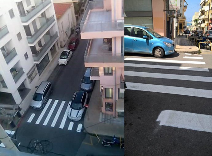 Η διαγράμμιση δρόμου στο Ρέθυμνο που έχει αφήσει τους πάντες άφωνους | iefimerida.gr 0