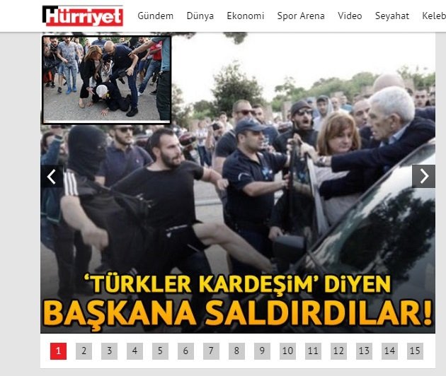 Πρώτο θέμα στη «Hurriyet» η επίθεση σε Μπουτάρη: «Τον χτύπησαν γιατί αγαπάει τους Τούρκους» | iefimerida.gr 0