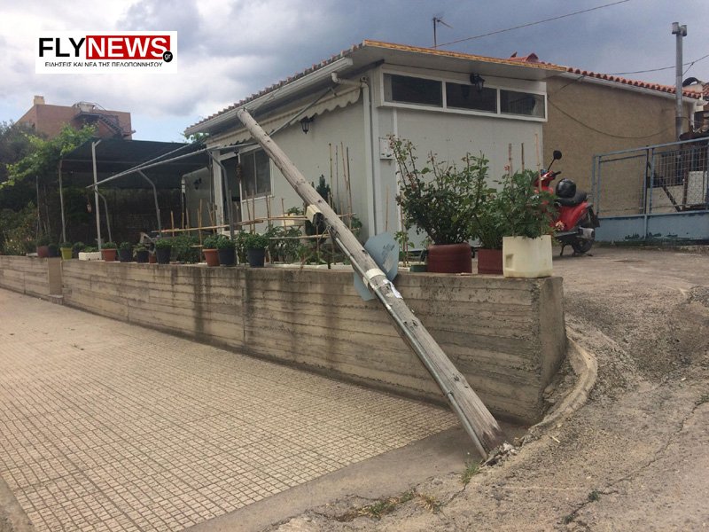 Σάπια κολόνα κατέρρευσε σε κεντρικό δρόμο στη Σπάρτη -Από τύχη δεν υπήρξαν θύματα [εικόνες & βίντεο] | iefimerida.gr 0