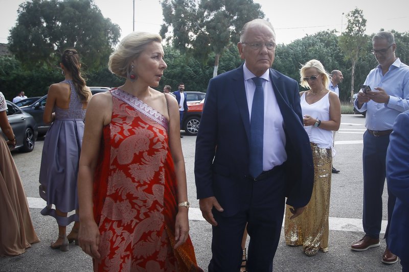 Ο Ντούσαν Ιβκοβιτς με την σύζυγο του