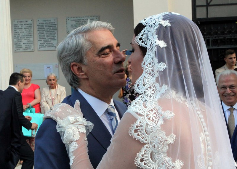 Παντρεύτηκε ο βουλευτής της ΝΔ Σίμος Κεδίκογλου την Ελισσάβετ Κατσαμάκη -Φωτογραφίες: Χρήστος Μπόνης/Eurokinissi