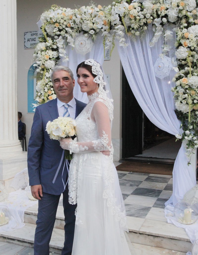 Παντρεύτηκε ο βουλευτής της ΝΔ Σίμος Κεδίκογλου την Ελισσάβετ Κατσαμάκη -Φωτογραφίες: Χρήστος Μπόνης/Eurokinissi