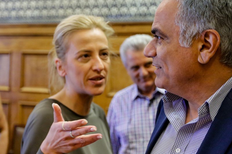 Ενα look για τις πλημμύρες: Η Δούρου άβαφη και ατημέλητη στη διυπουργική για τη Μάνδρα [εικόνες] | iefimerida.gr 5