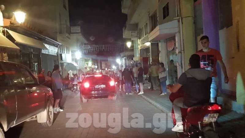 Ενταση έξω από το Α.Τ. Αμφισσας
