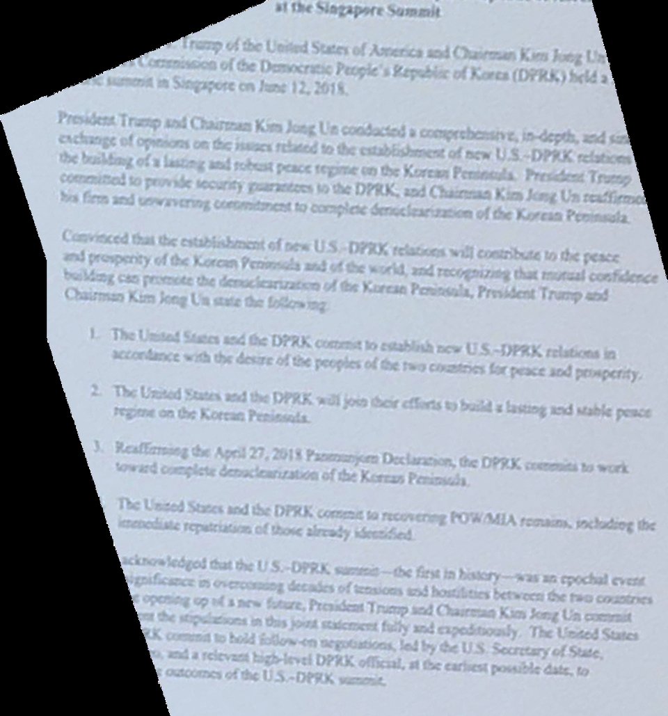 Ιστορική συμφωνία ΗΠΑ-Β. Κορέας -Ο Κιμ δεσμεύτηκε για πλήρη αποπυρηνικοποίηση | iefimerida.gr 1